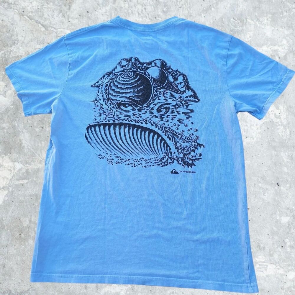 Quiksilver Surf Men's Blue T-shirt